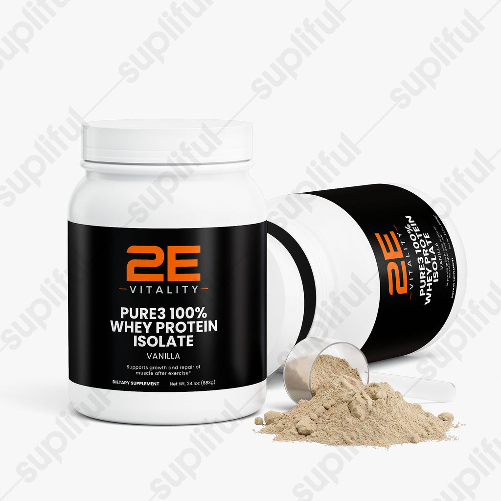 Pure3 100% Whey Protein Isolate (Vanilla)